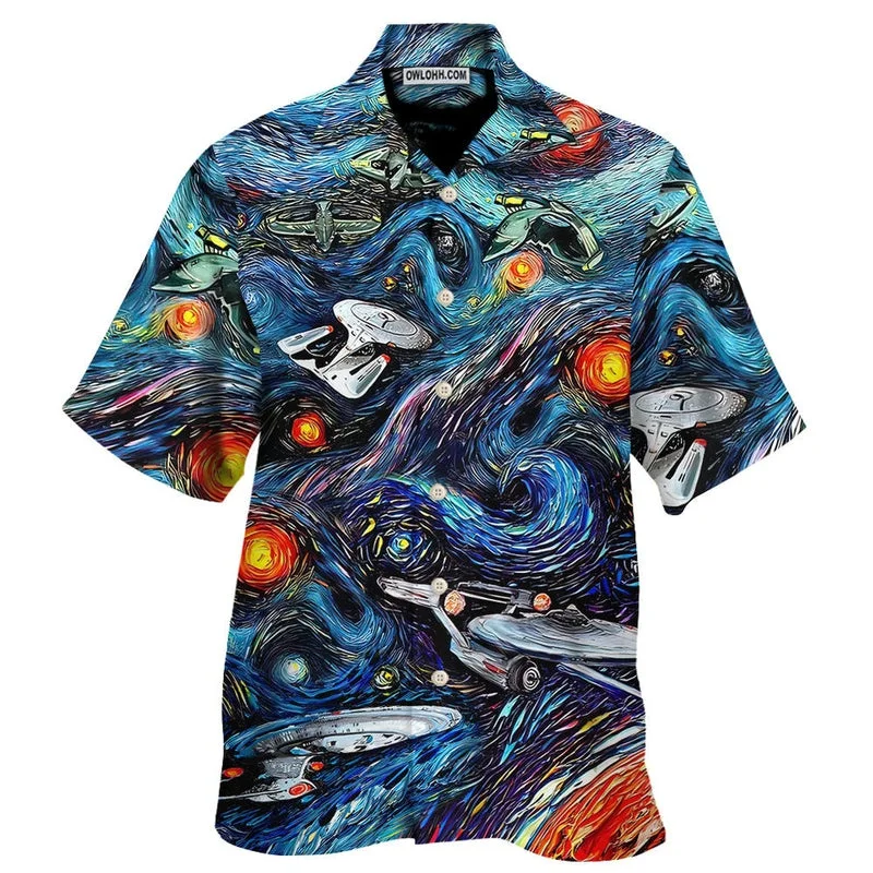 Hawaiian Shirts for Men Alien Head Print Green and Black Shirts Beach Short Sleeve Summer Casual Button Up Hawaii