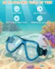 Snorkeling Gear for Adults Youth Kids, Dry-Top Snorkel Mask Set, Anti-Fog Scuba Diving Snorkle mask Set Adult, Panoramic Wide View Dive mask,Snorkeling Packages
