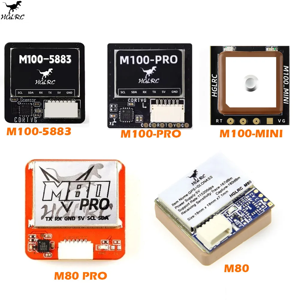 Module GPS HGLRC M100/M80 pour Drone FPV - Haute Précision