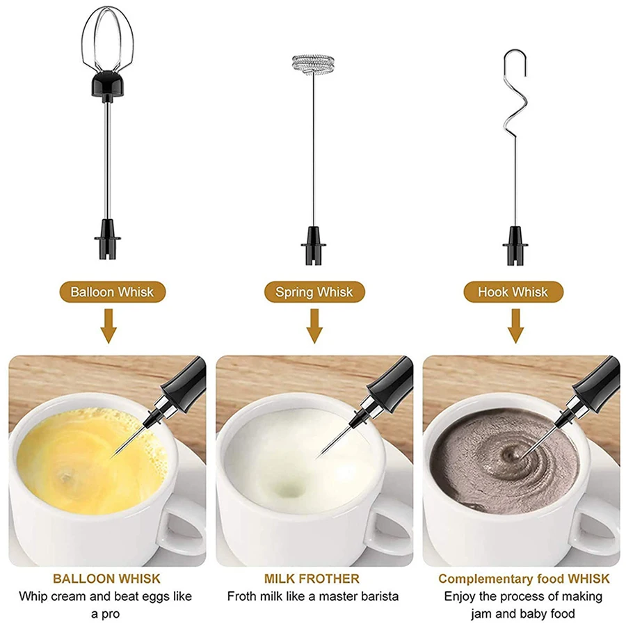 electric milk foamer com 16 stencils misturador 05