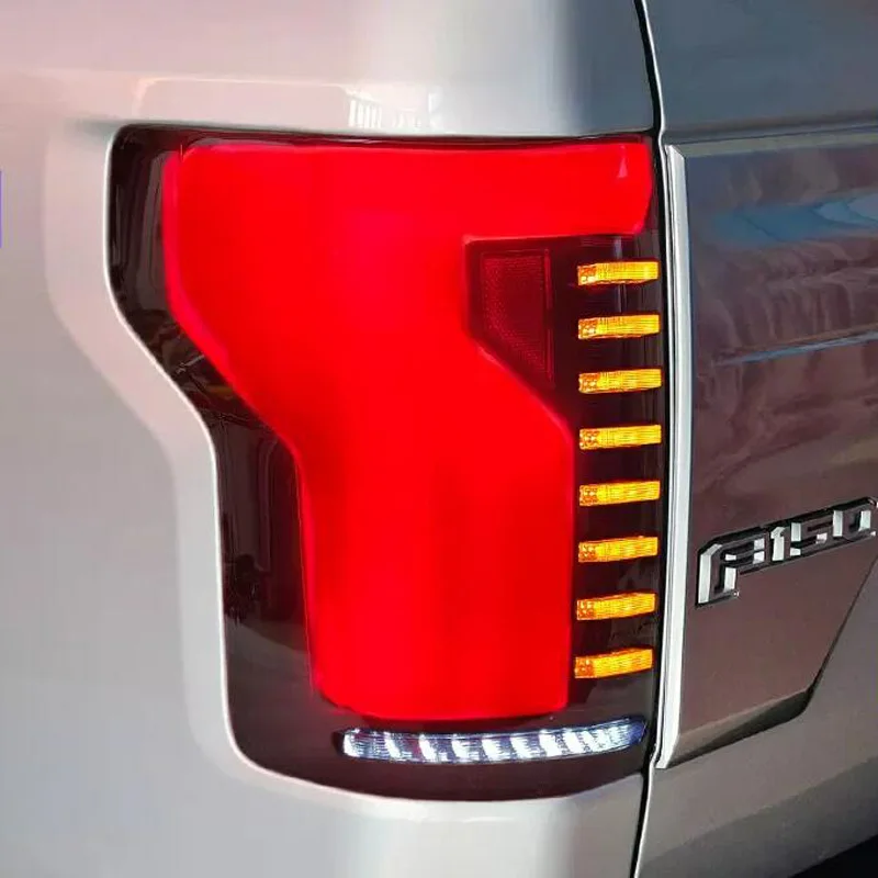 

Car Styling Tail Lights Taillight For Ford F-150 F150 Raptor 2015 - 2020 Rear Lamp + Dynamic Turn Signal + Reverse + Brake LED