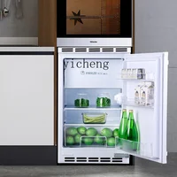 ZC Horizontal Embedded Direct Cooling Refrigerator Undercounter Household Embedded Small Mini Embedded Bottom Refrigerator 2
