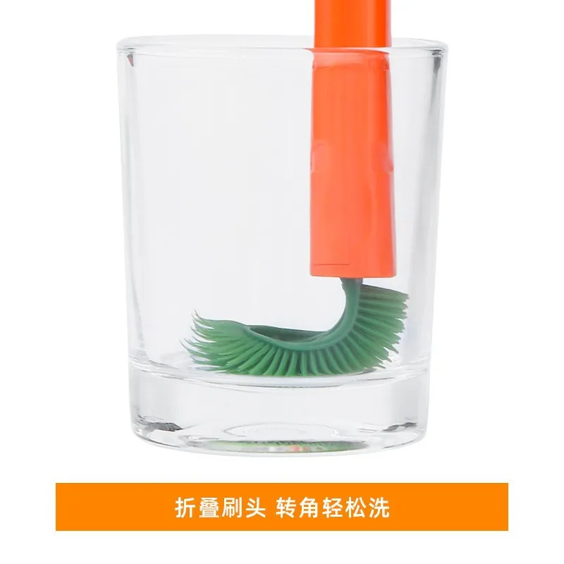 Multi-functional Thermos Cup Lid Gap Cleaning Brush No Dead Ends Groove Washing Bottle Tool for Household Kitchen