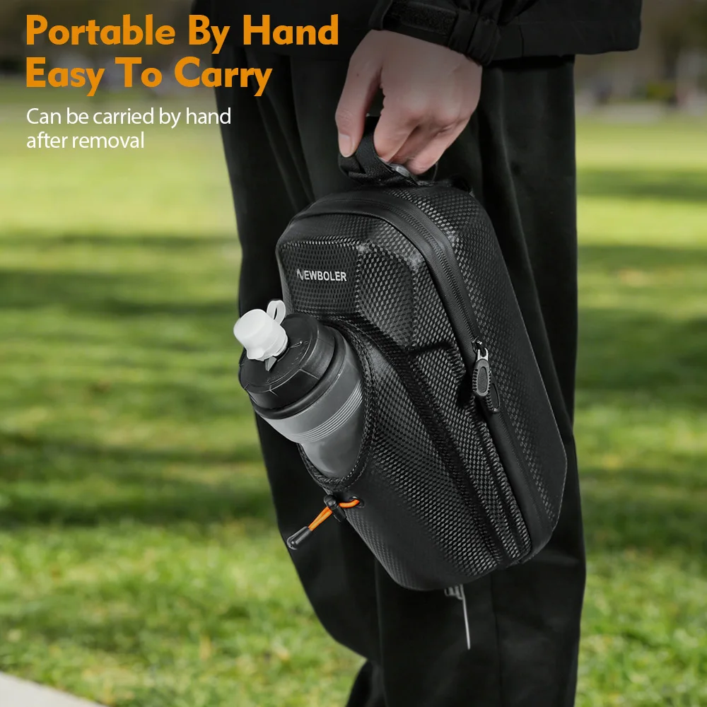 NEWBOLER 3L/5L Elektroroller-Tasche, Zubehör für Elektrofahrzeuge, Tasche mit Wasserflaschentasche, wasserdichte Roller-Fronttasche, Fahrradtasche – Detail 10