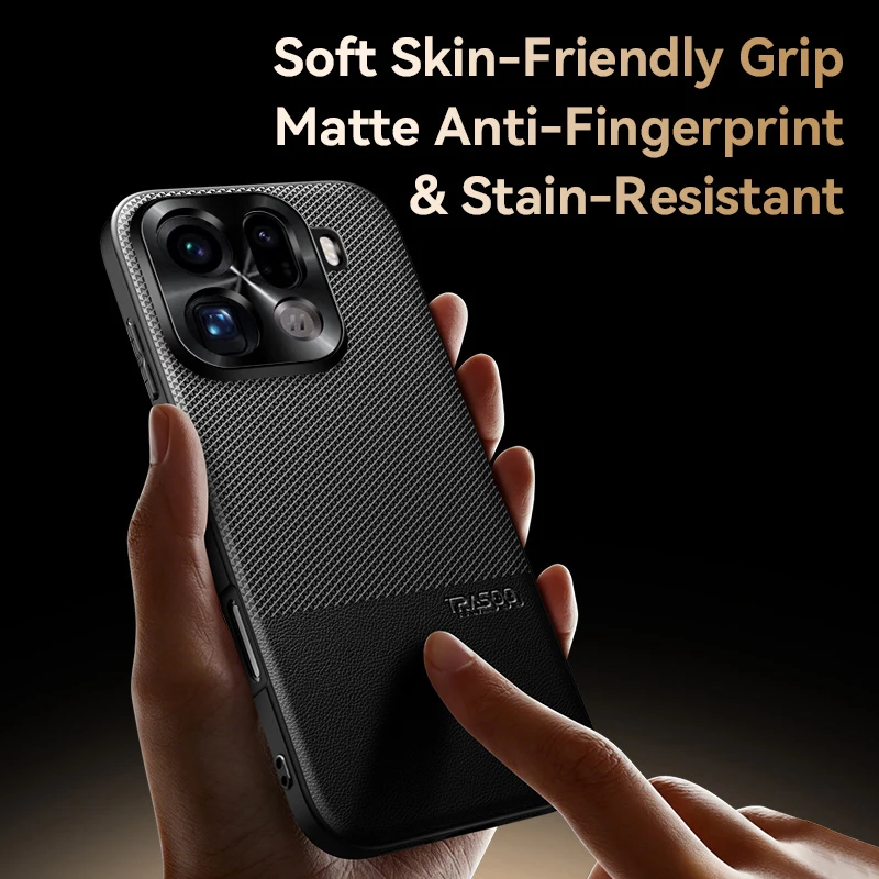 Premium Dragon Scale Dual Leather Shockproof Business Back Cover