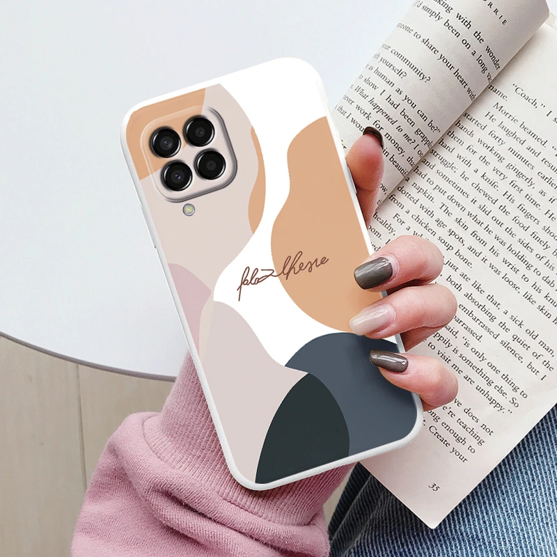 Cute Painted Soft Cover Cartoon Cat & Sunflower TPU Case