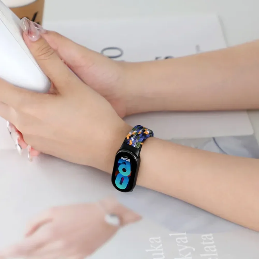Braided Elastic Nylon Solo Loop Strap - Stretchable Watchband Bracelet