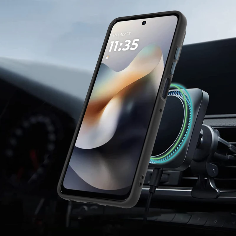 Solid Color Liquid Silicone Phone Case with Magnetic Velvet Back and Stand Function