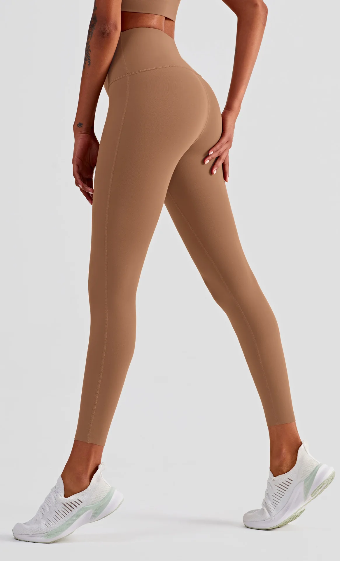 Neue Lycra Pfirsich Gesäß Leggings Frauen Yoga Hosen Nude Hohe Taille Fitness Leggins Push-Up Strumpfhosen Frau Gym Sport Laufhose – Detail 9