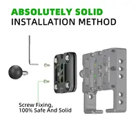 FANAUE Mobile Phone holder cradle anti Shock Absorber support electric Shocking Motorcycle stand mounts Ball car for RAM Mount - Image 6