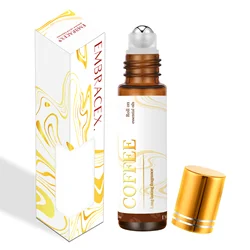 Aromatherapy Perfume Roller - Long - Lasting Fragrance Gift, 0.33 fl. oz. (Coffee)