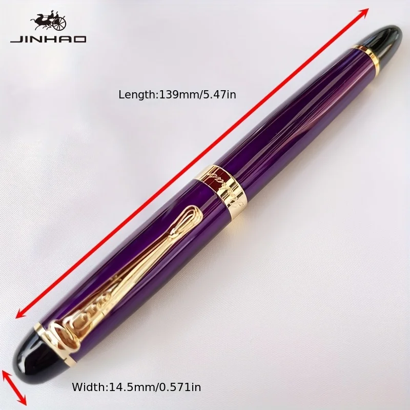 1 PCS 450 Luxury High End Business Souvenir Gift Royal Blue Metal Calligraphy Pen 2