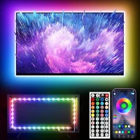 RGB Led TV Lights Led for TV RGB LED Strip Lights Tape Flexible Ribbon for TV Backlight Room Gaming Party Decoration 1