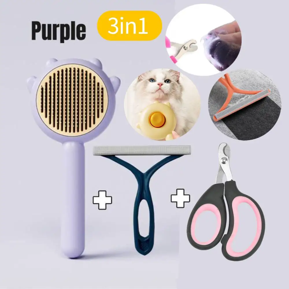Pet Hair Removal Cat Brush 5