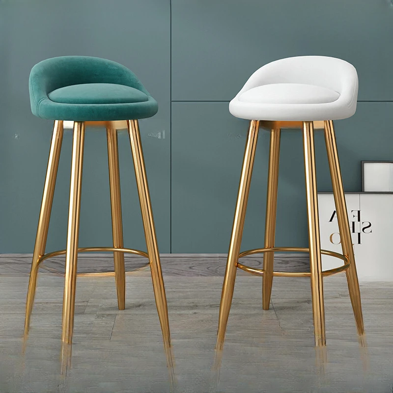 

Home Bar Chair Cheap Counter Kitchen Stools Nordic Ergonomic Step Stool Chairs For Cafeteria Designer Design Barbershop Gaming