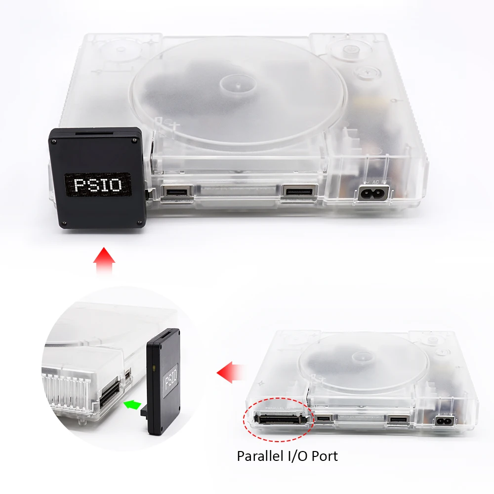PSIO  ̺ ķ (Ŭ ), PS  PSX PS1 Ŭ 3D μ ̽, SD ī  ġ