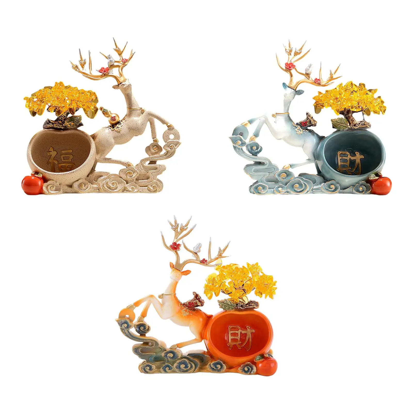 

Искусственное украшение для дома, фигурка оленя, декор для