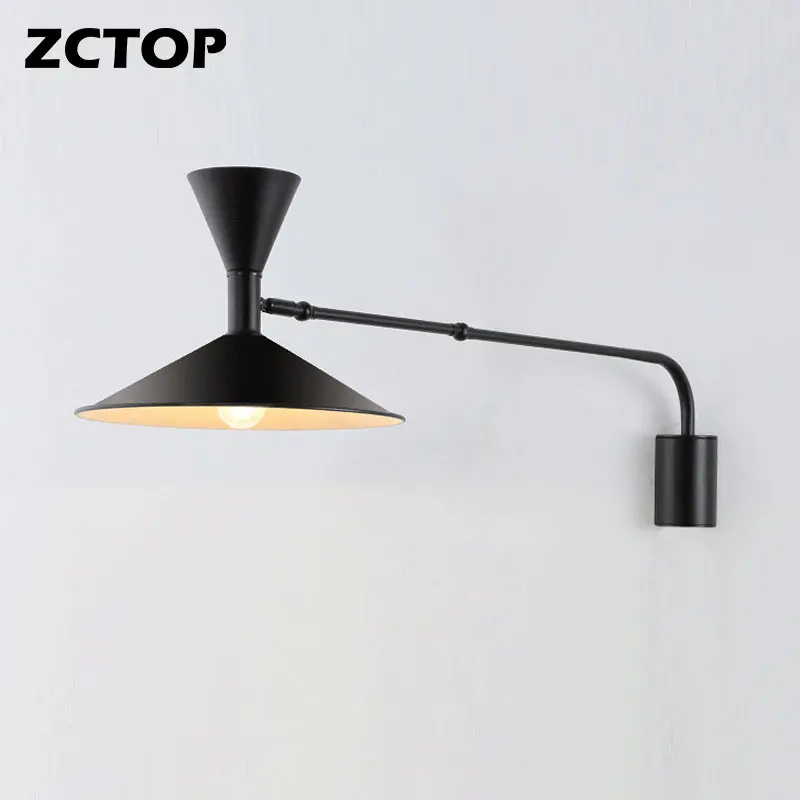 

Minimalist LED Wall Light Adjustable Long Arm Swing Wall Sconce Living Room Bedroom Bedside Restauant Bar Coffee Decor Wall Lamp
