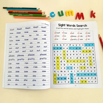 Sight Words Learning Workbook 1