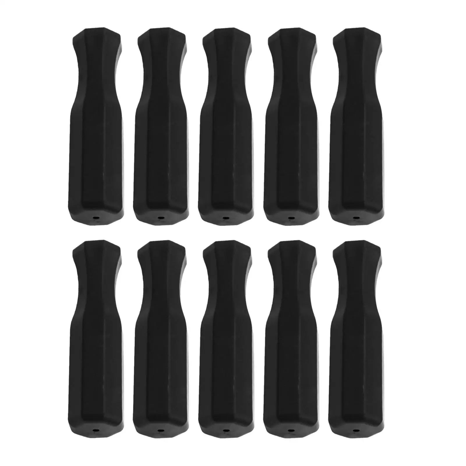10x Foosball Handle Grips for Standard Foosball Tables Octagonal