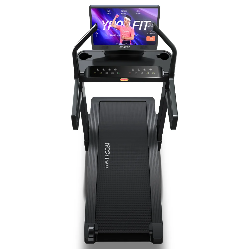 Motorized Treadmill Large Slope 52 Levels Incline Adjustment Gym Fitness Treadmill Home Running Machine Factory