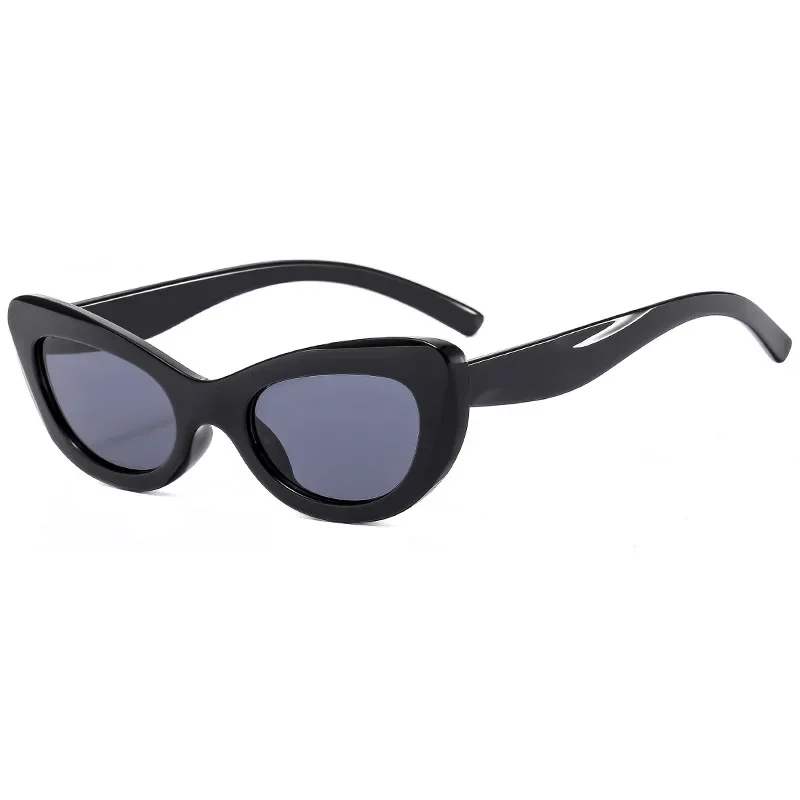 

Cross-border New Cat-eye Small Frame Sunglasses European and American Sunshade Mirror Female Advanced UV Sunglasses