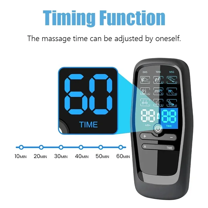 ems electric Muscle Stimulator USB Physiotherapy Tens Unit Machines Pulse Impulse Full Body Massager 6 Modes Slimming Machine 3