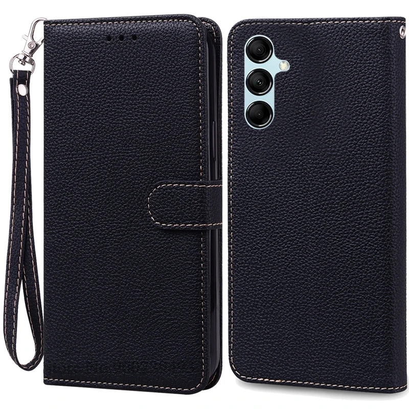 Leather Wallet Flip Phone Case - Premium Cover for Samsung Galaxy M55 5G