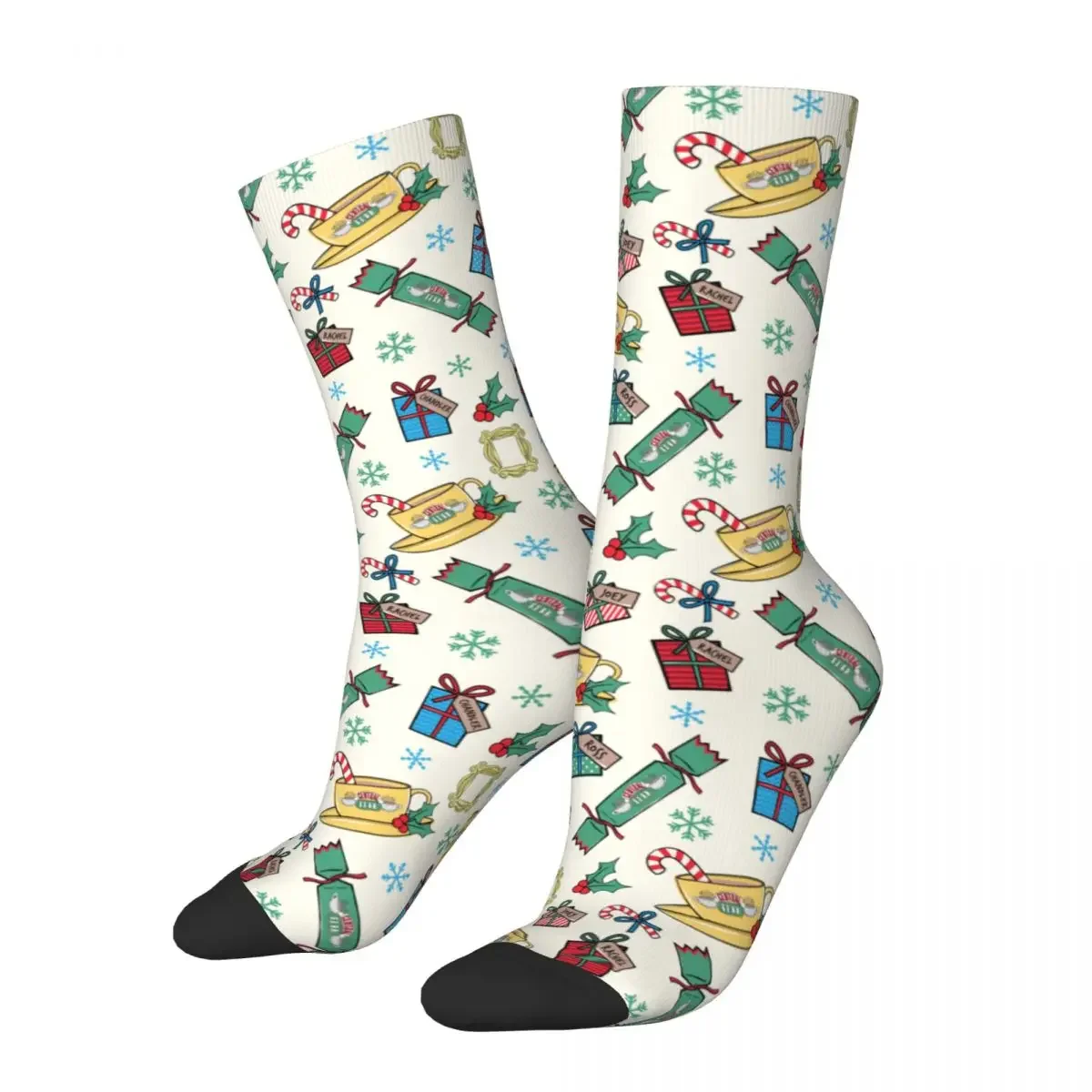 

Fashion Men's Socks Harajuku FRIENDS Christmas Icon TV Show Sock Skateboard Women's Socks Spring Summer Autumn Winter