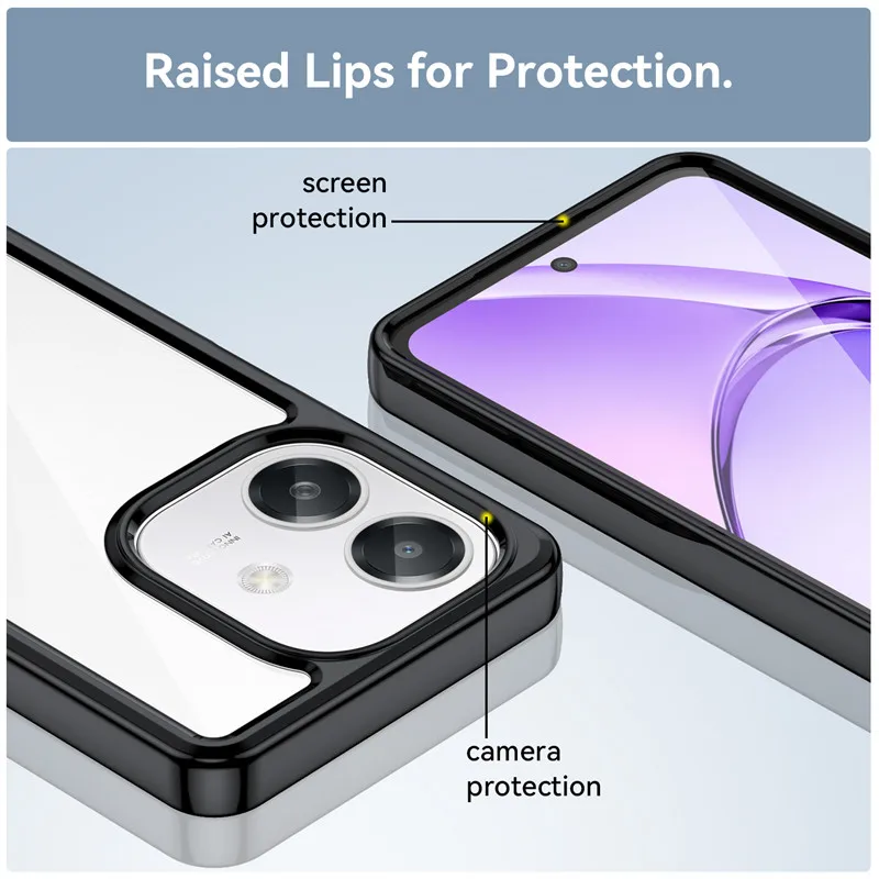 Custodia NEWTOP Per LG K50 / Q60 - Cover Morbida TPU Trasparente Anti Graffio, Sottile E Flessibile - 5