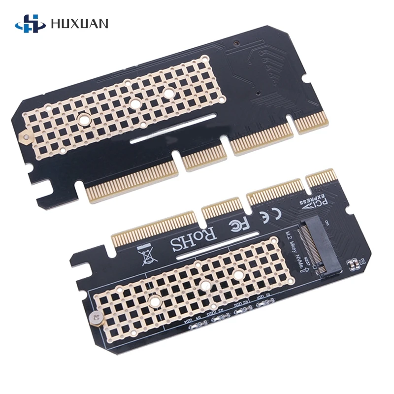 LED M 키 인터페이스 카드 포함 M.2 SSD to PCIE 3.0 X16 어댑터, NVMe 2230 2280 사이즈 M.2 SSD용 PCI 익스프레스 3.0 X4 지원