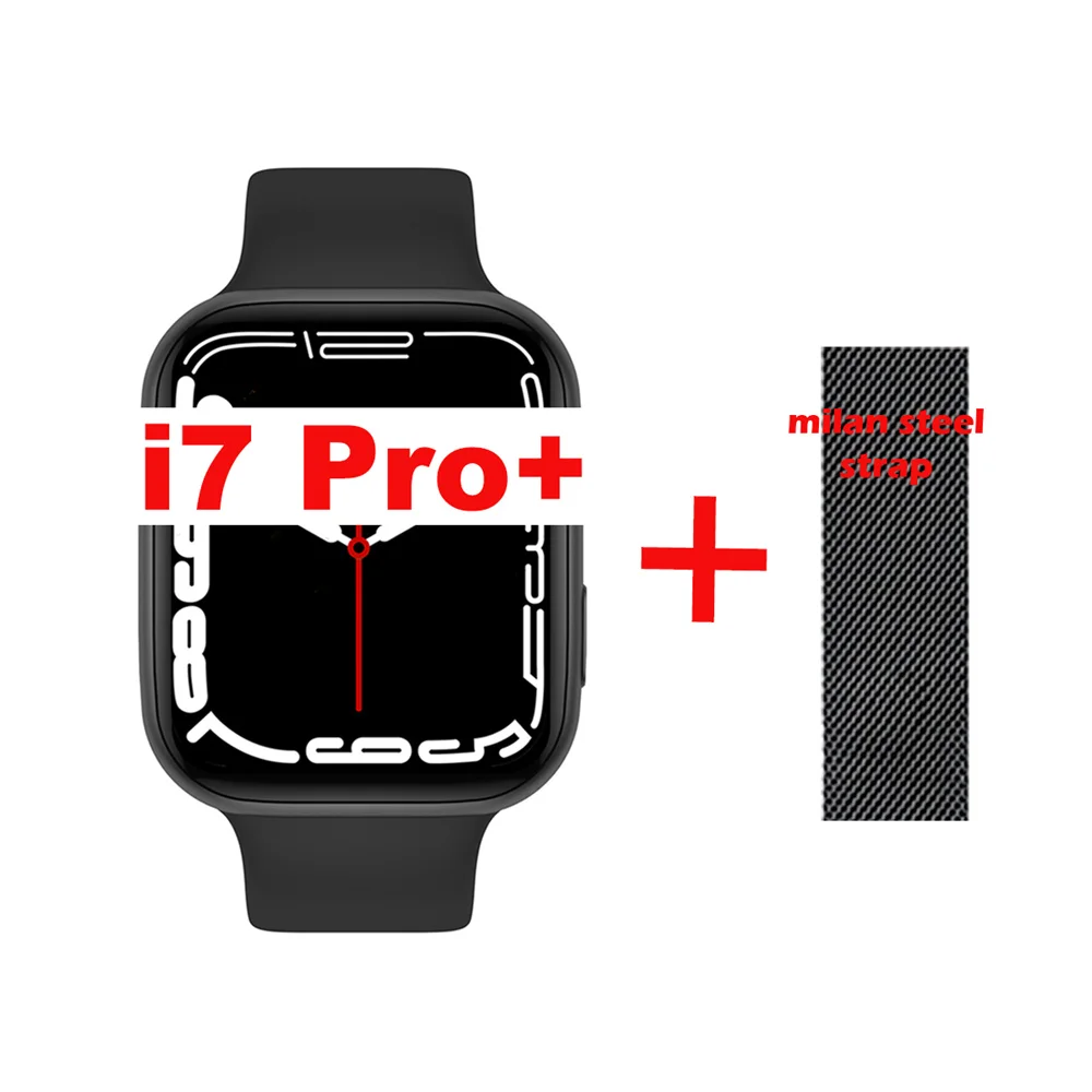 i7 Pro+ Smart Watch Serie7 Bluethooth Call Heart Rate Blood Pressure Sleep Monitoring Long Life Battery Smartwatch for Men Women 