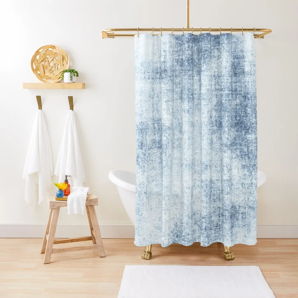 

Faded Denim Blue Jeans Shower Curtain Waterproof Bath And Anti-Mold For Bathroom Bathroom And Shower Curtain