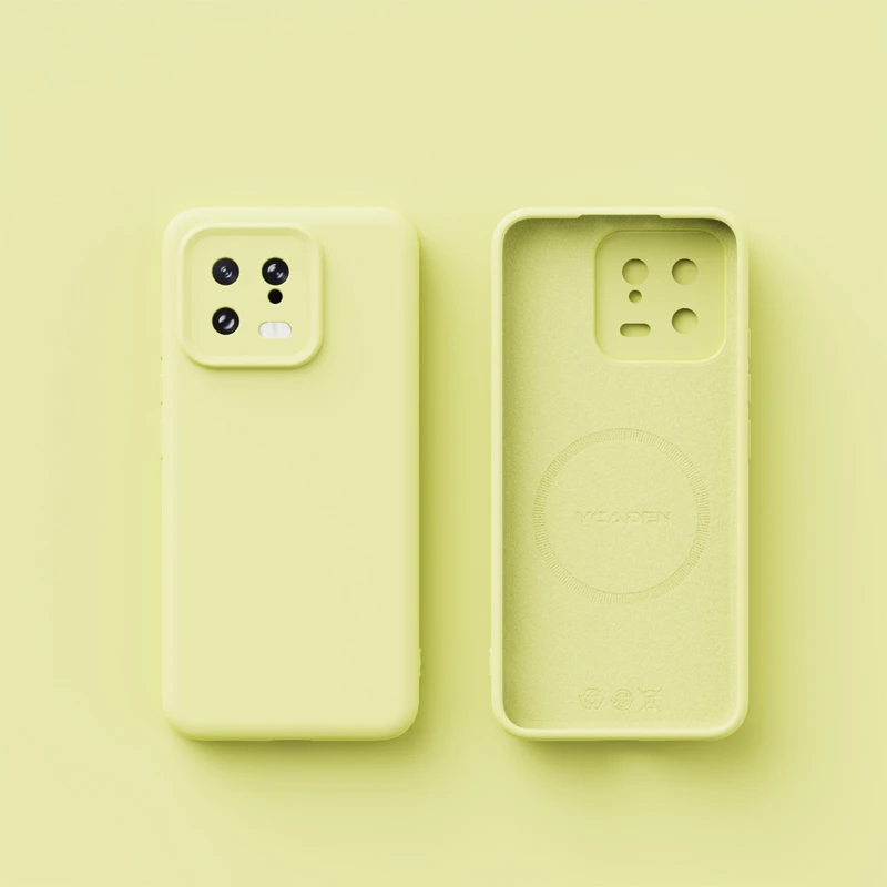 Wireless Charging Soft Liquid Silicone Magnetic Phone Case - Slim Skin Protection Cover