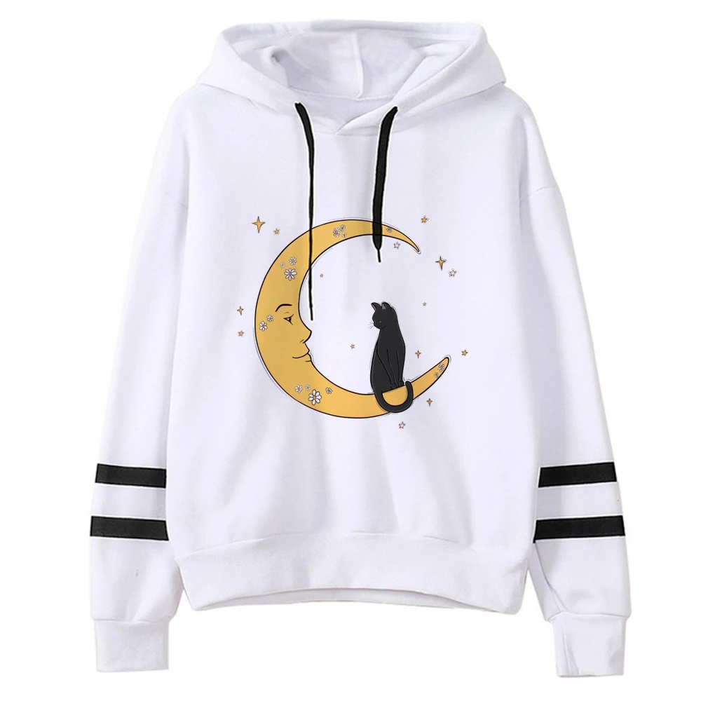 

Funny Cat hoodies women sweat y2k streetwear Kawaii hoddies female Fleece pulls