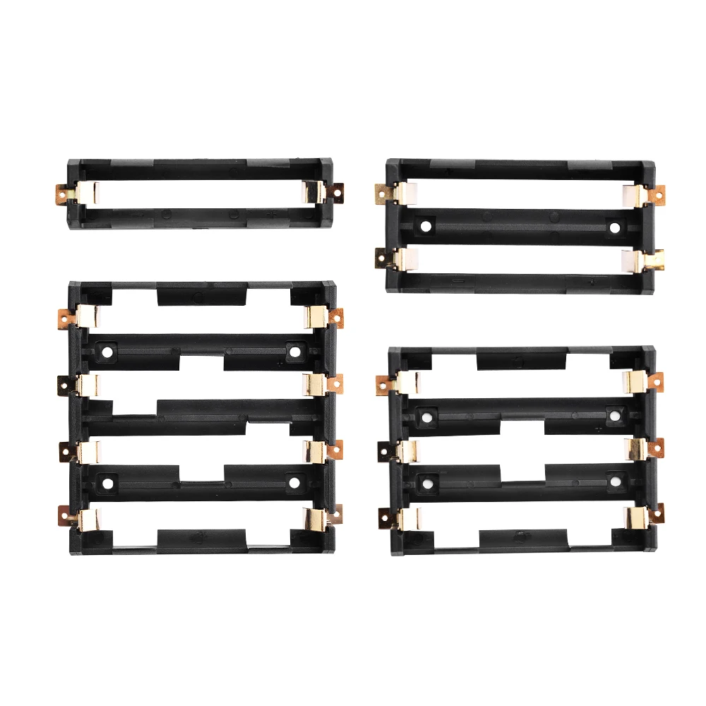 1x2x3x4x18650SeriesBatteriesHolderBoxStorageCaseContainer