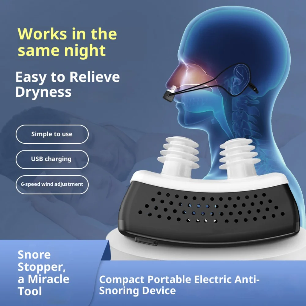 Electric Anti-Snoring Device Breathing Corrector Electric Anti Snoring Sleep Pro Ems Anti Snoring Device Night Device