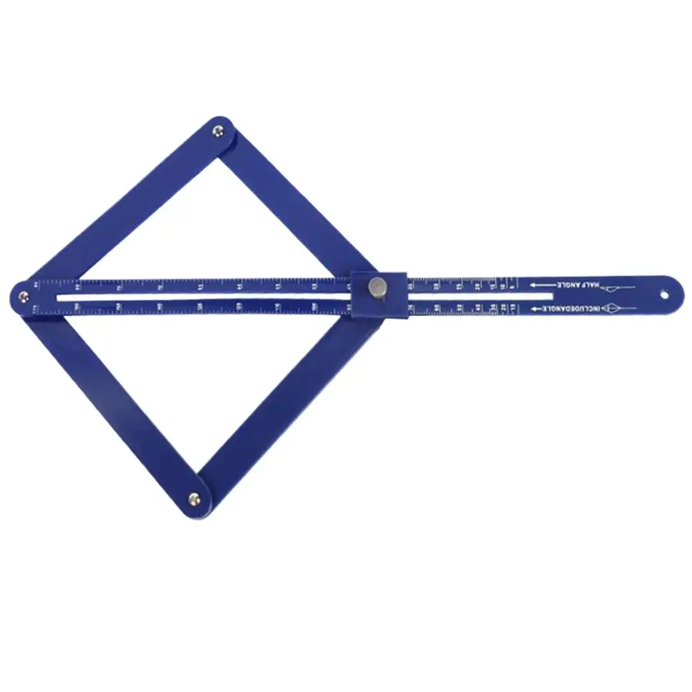 Multifunctional Protractor Corner Angle Finder Tool Square Ruler Protractor Woodworking Building Measuring Angle Square Tool
