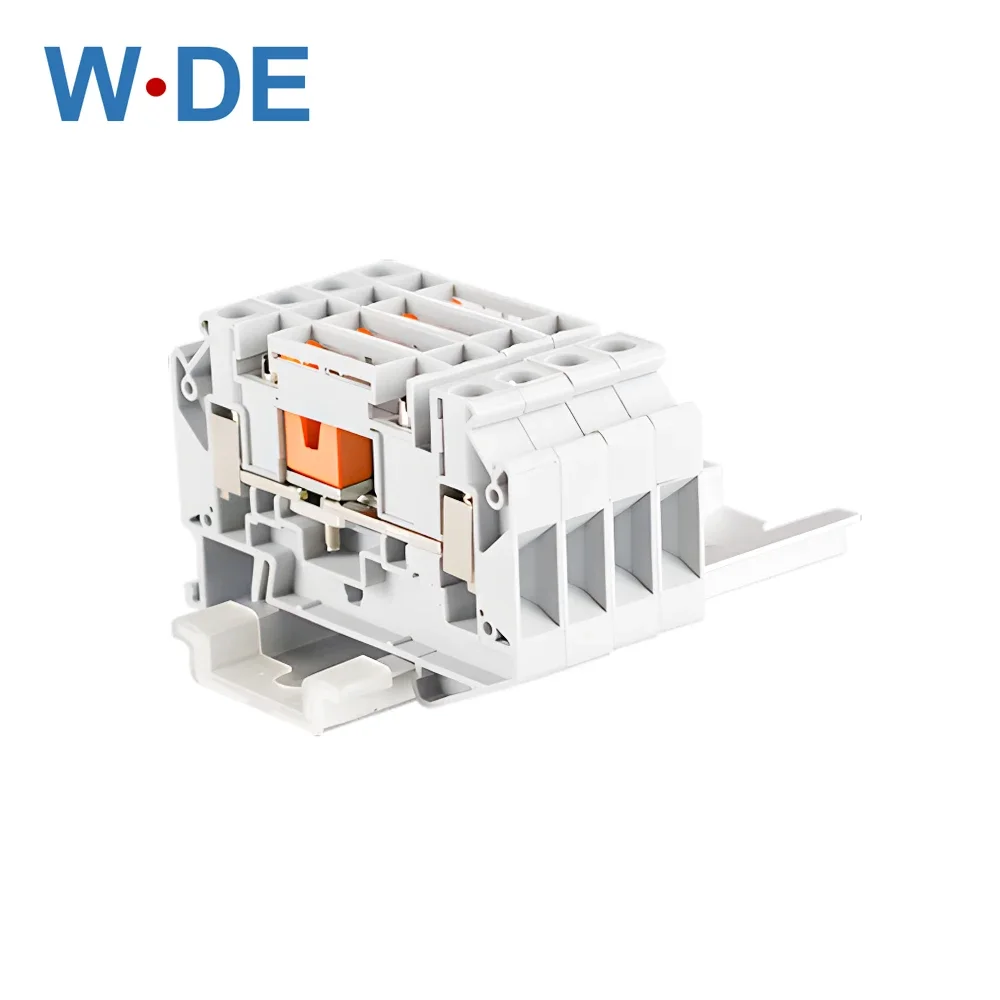 5PcsUK6TTestDisconnectTerminalBlockScrewConnectionWire