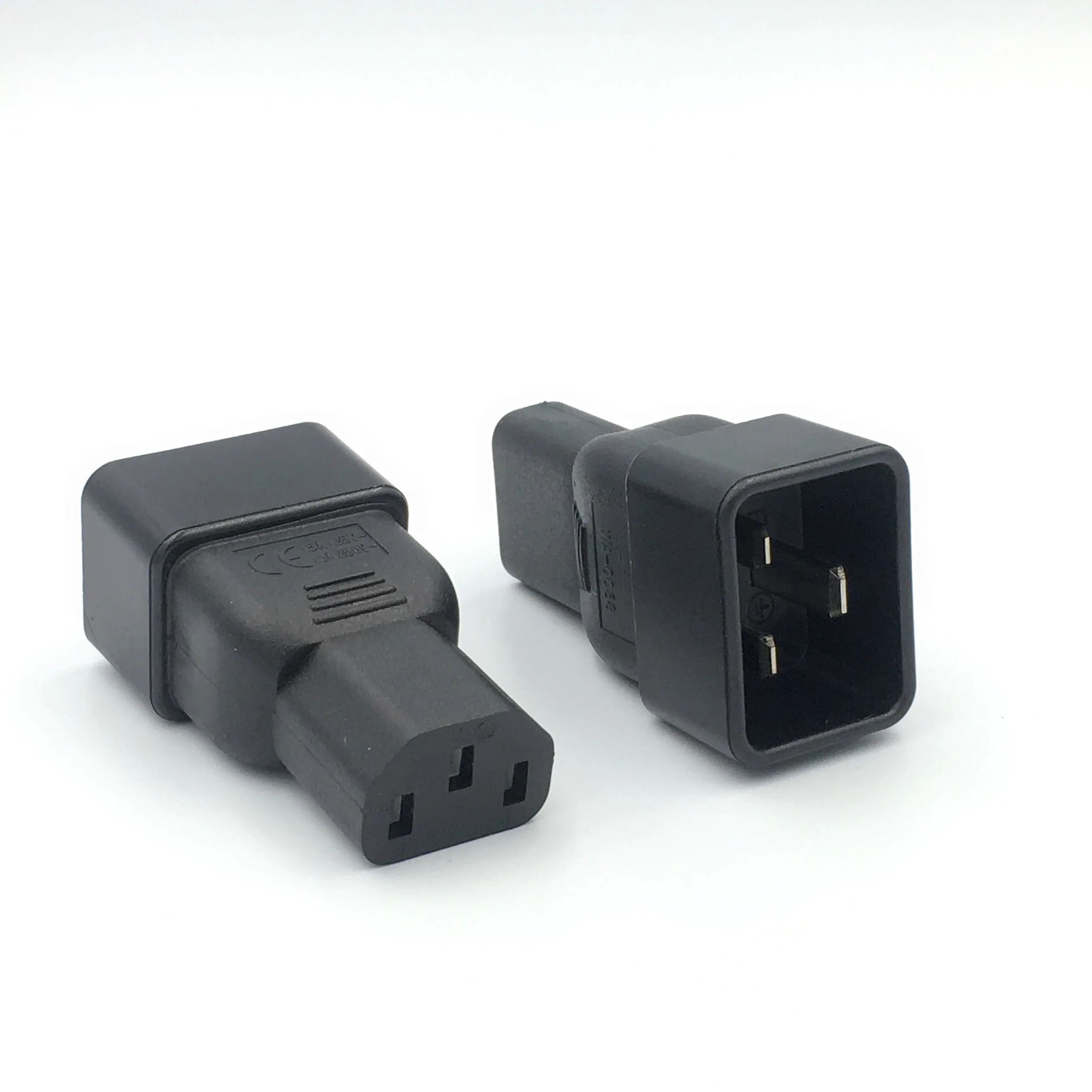 IEC 320 C14 to C20 angled adapter C19 to C13 AC Plug convert adapter IEC PLUG Converter Adapter plug adapter power plug adapter plug converter