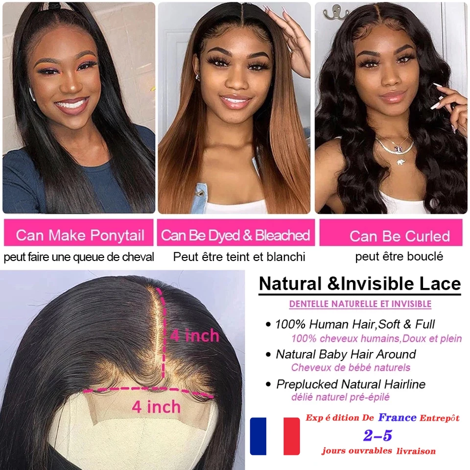 Lace frontal naturel