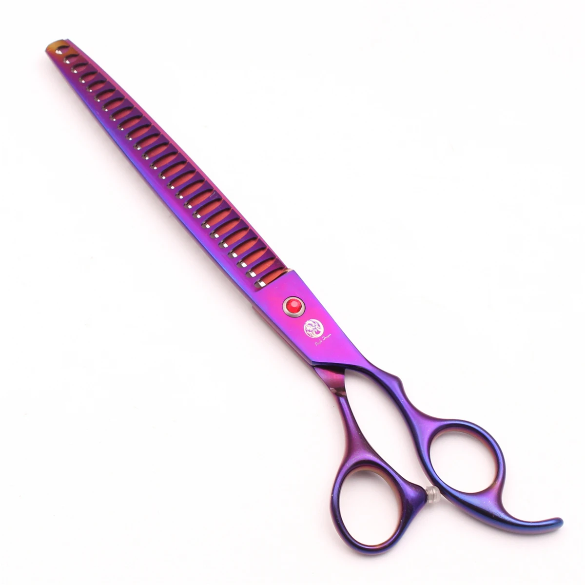 DogGroomingScissorsPurpleDragon758StainlessPetChunker