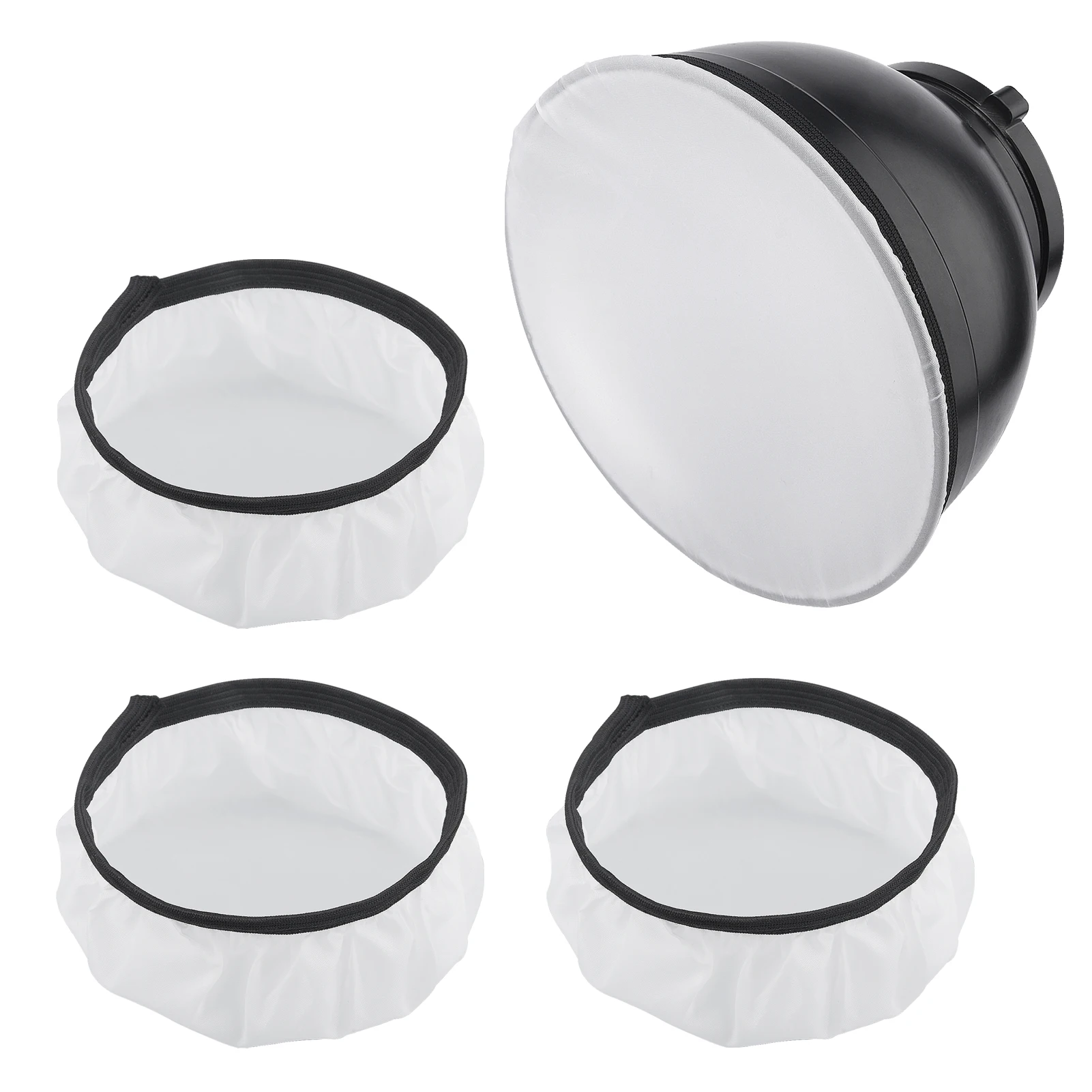 PEOVLVN 4 Pieces Light Diffuser, Soft Light Diffuser Socks With Elastic