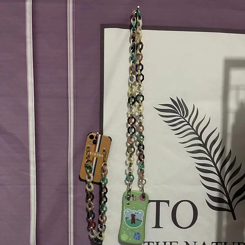 120cm Crossbody super chic lady  DIY Phone case Chian Multi-functional Accessory High Quality Fashion Chain