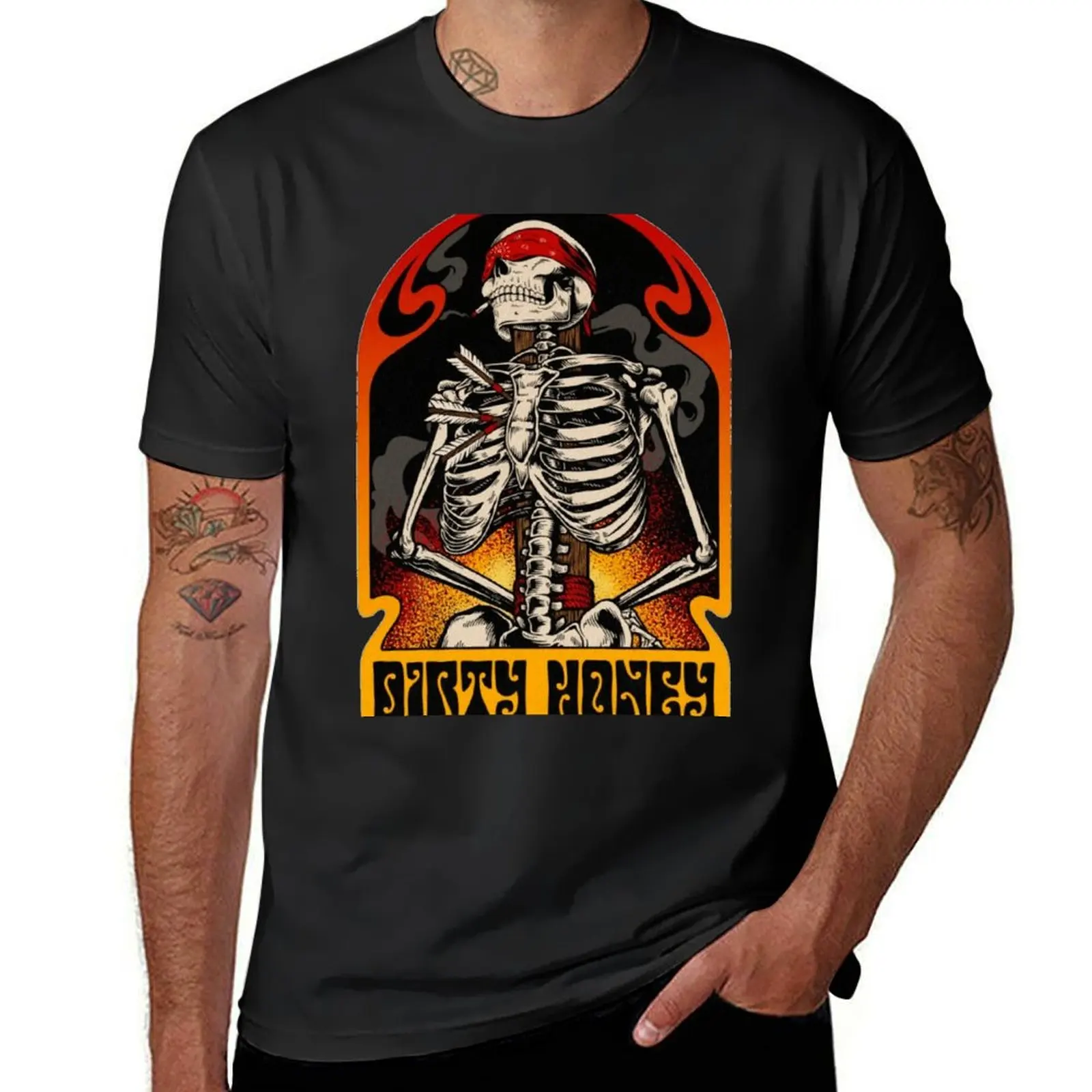 

Dirty honey rock T-Shirt plus sizes shirts graphic tees plain summer top slim fit t shirts for men