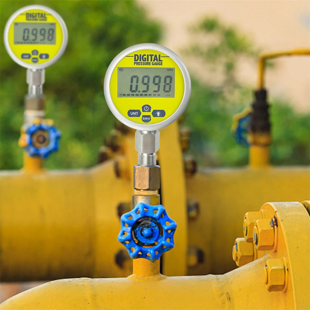 1 4 ''NPT, 0,4% FS, 10000PSI, 80mm de Diâmetro