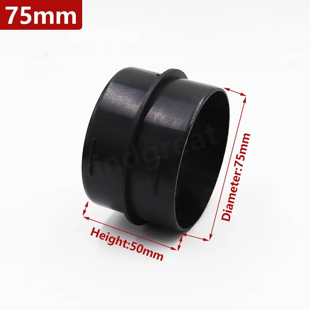 42mm 60mm 75mm 90mm Car Heater Duct Joiner Pipe Air Parking Heater Hose Line Connector For Webasto Eberspacher Ducting Connect air diesel heater duct pipe,heater duct connector