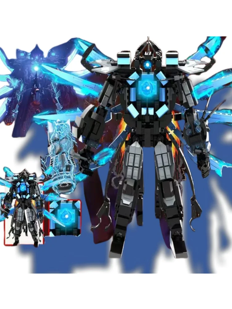 新しいメイン悪役 Skibidi トイレビルディングブロックタイタンライト