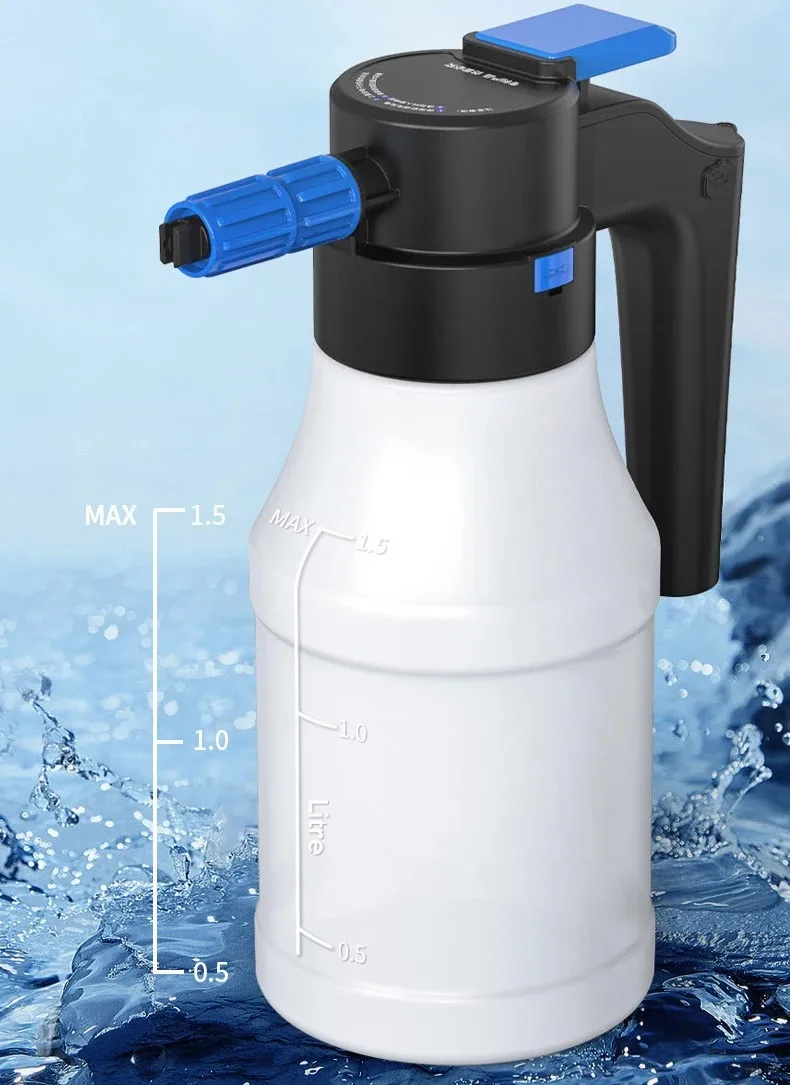 Electric Foam Sprayer Foam Generator for Car Wash Lithium Battery Foam Lance 1h Endurance Car Wash Towel Foam Wash 3