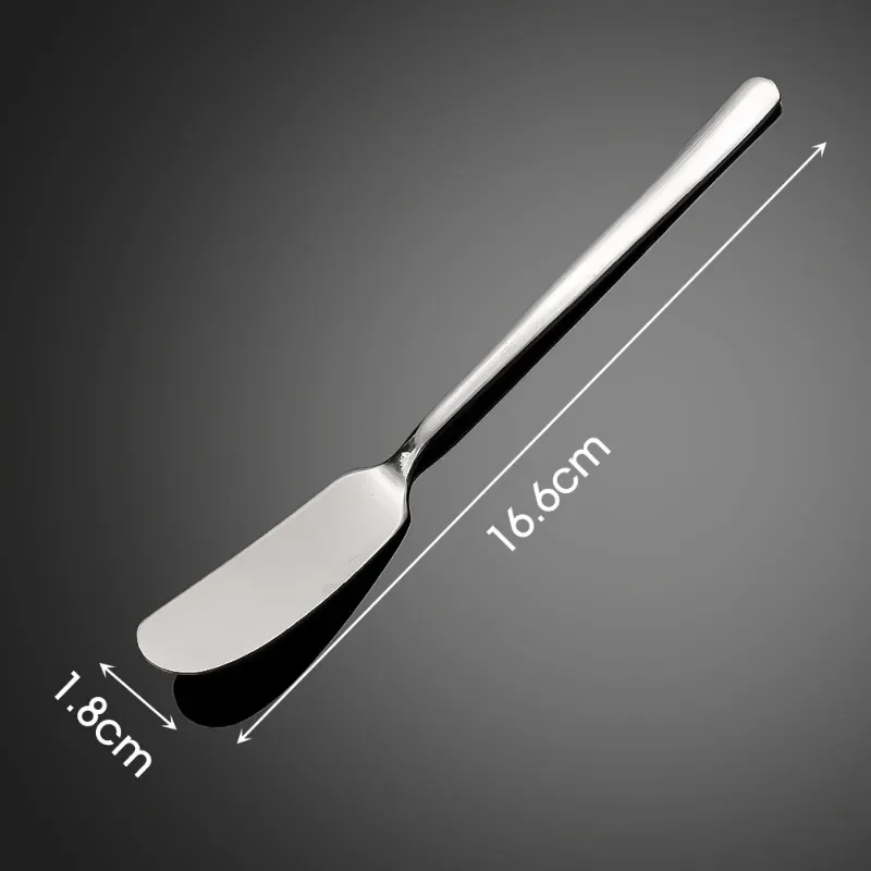Butter Knifes Stainless Steel Cheese Cutter Knifes Long Handle Bread Jam Spreaders Cream Toast Cutlery Kitchen Gadgets 5/1Pcs butter knife,cheese knife